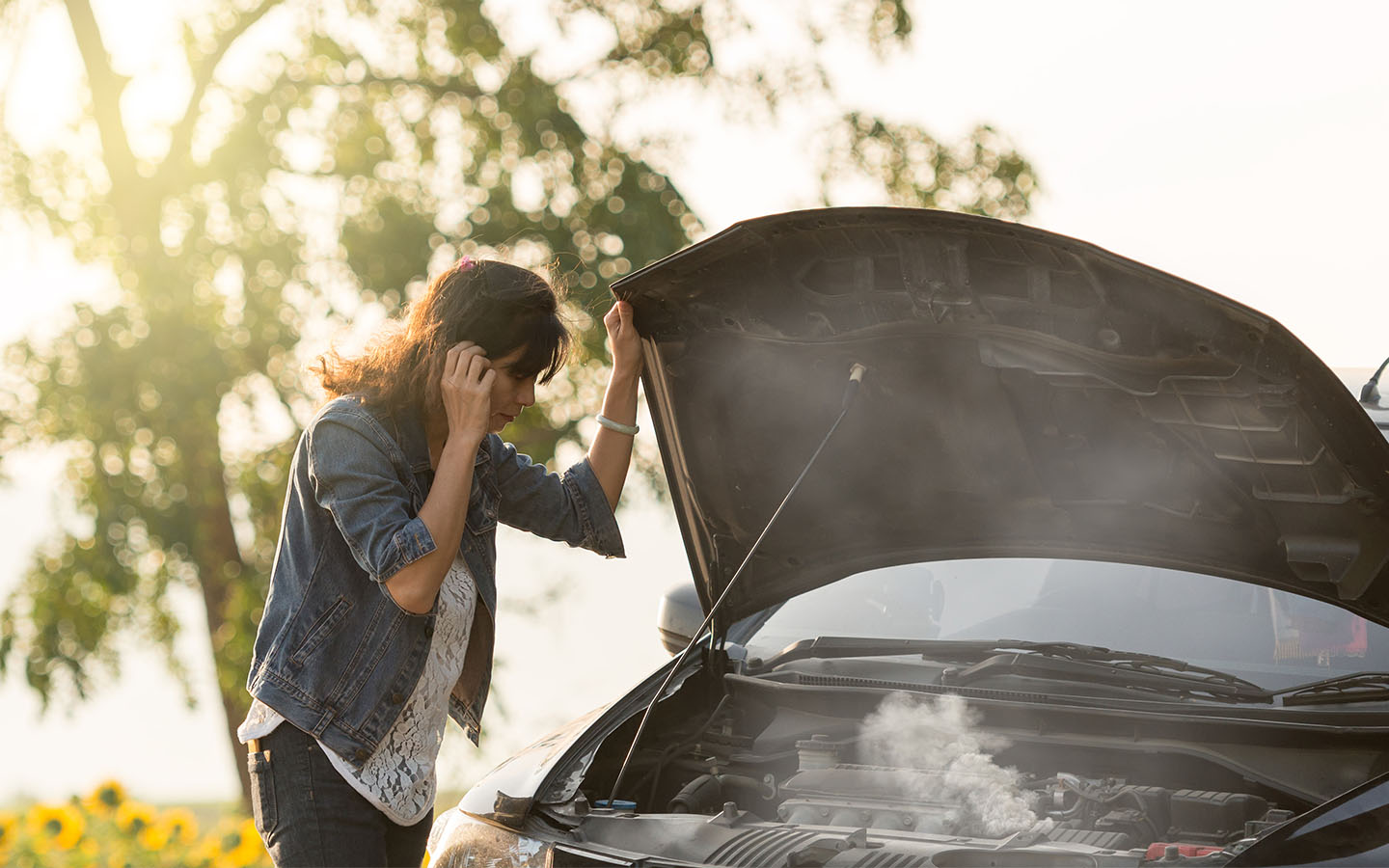 a car radiator leak can lead to engine overheating