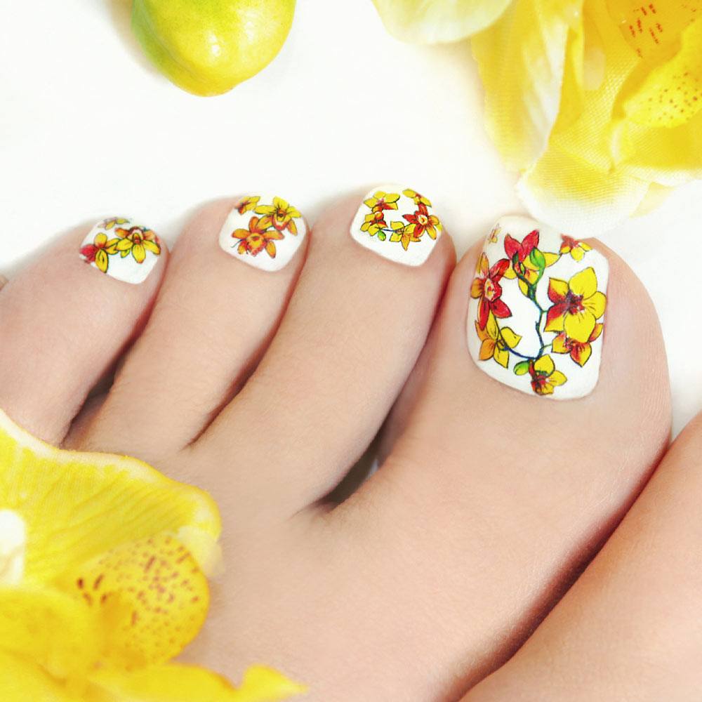 decorados de uñas de pies