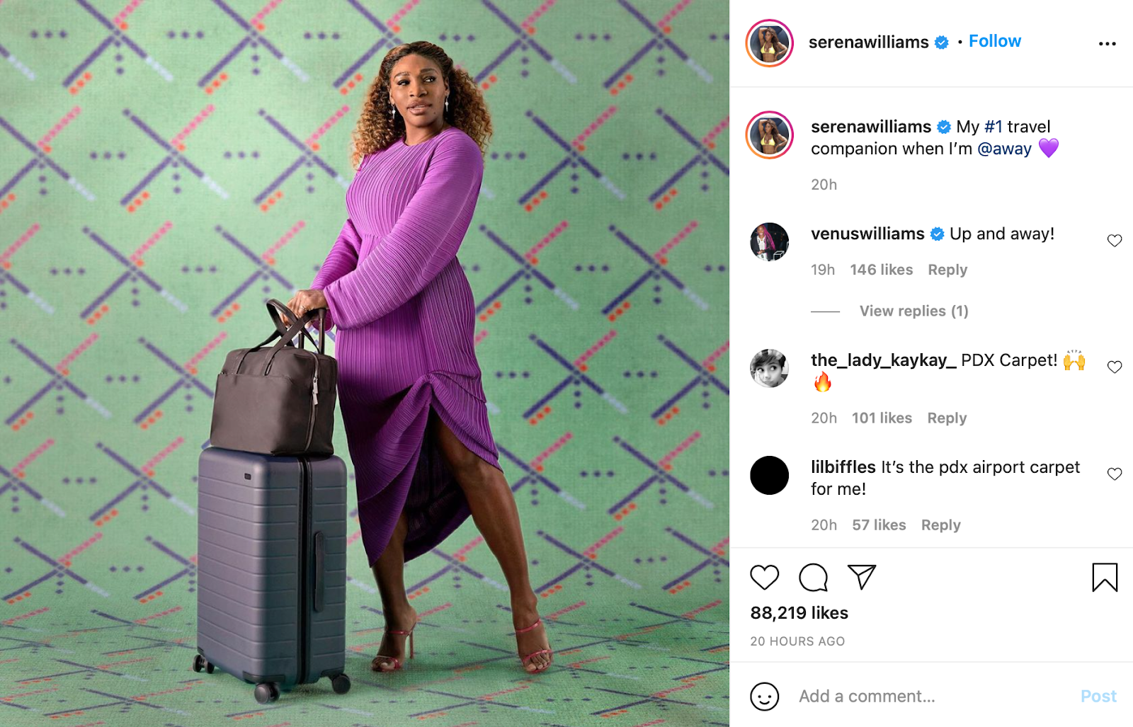 Serena Williams influencer marketing