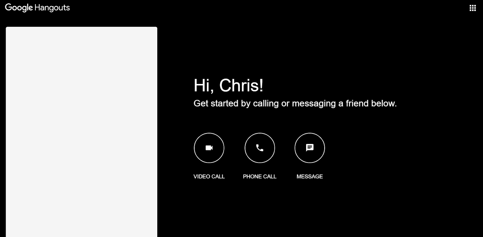 How to use Google Hangouts: Starting conversation