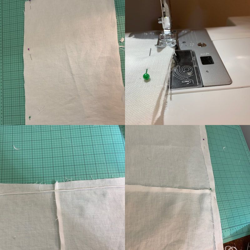 Sewing a drawstring bag for beginners