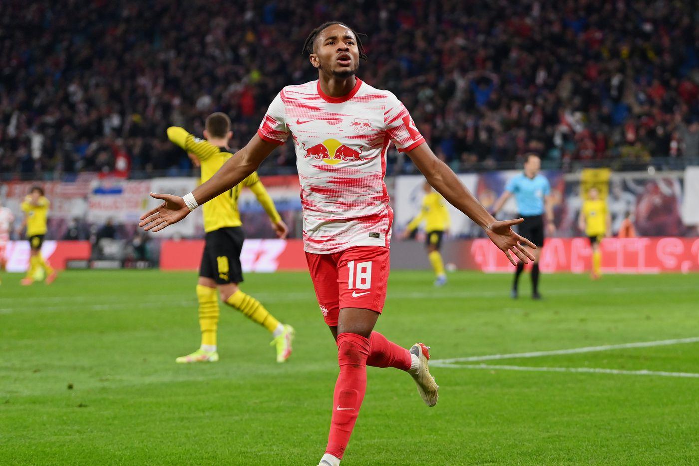 Christopher Nkunku on the trot