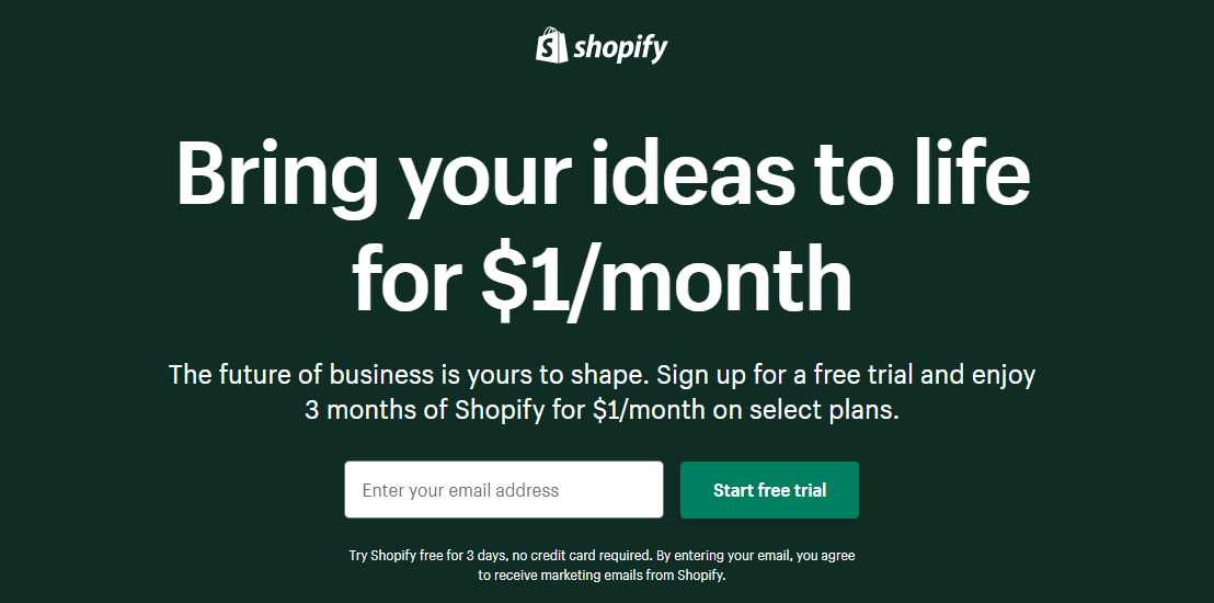 Shopify for Ecommerce 1