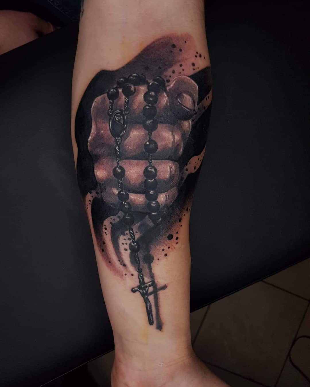 rosary tattoo 