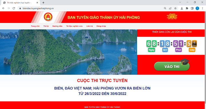Hưởng ứng “Cuộc thi Biển, đảo Việt Nam; Hải Phòng vươn ra biển lớn”