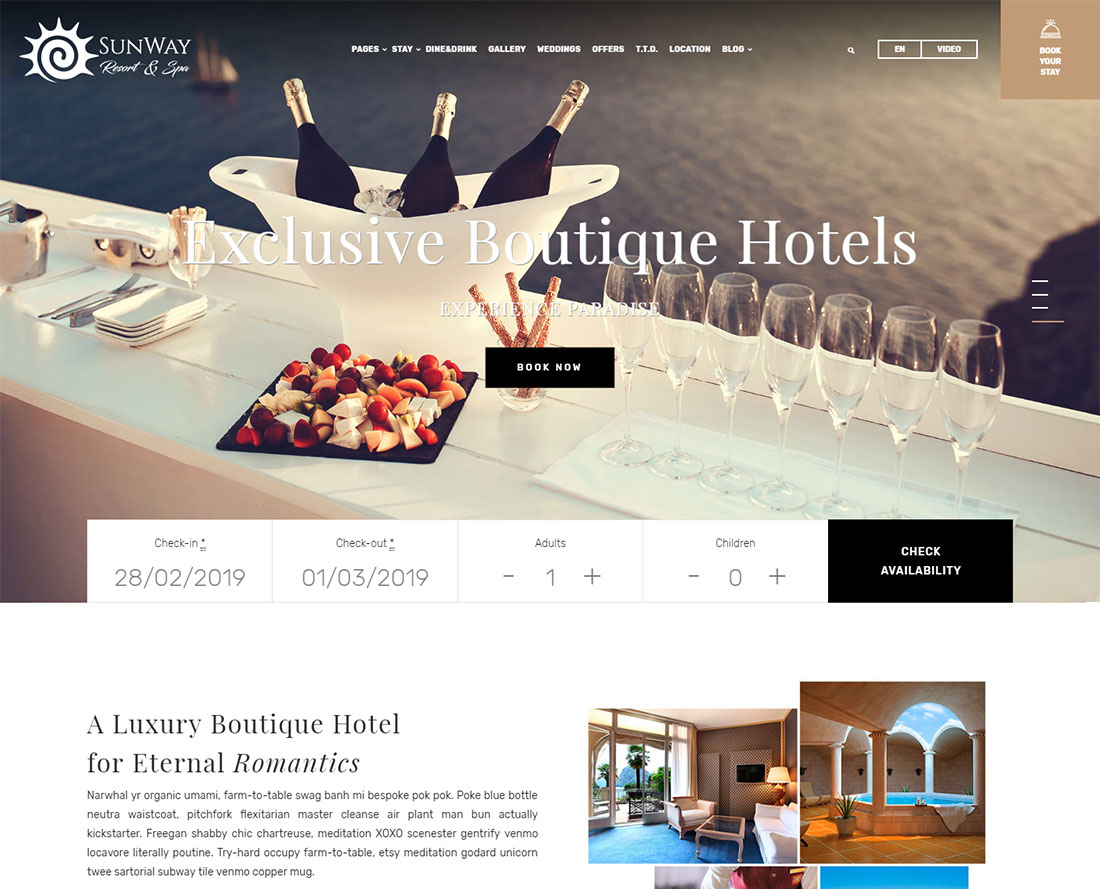 alquiler de vacaciones tema de wordpress