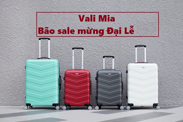 Săn sale vali Mia hấp dẫn