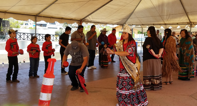 Autumn Brown, dancing with others at the Kuri Kuri festival in Ensenada Baja, California. Courtesy Photo