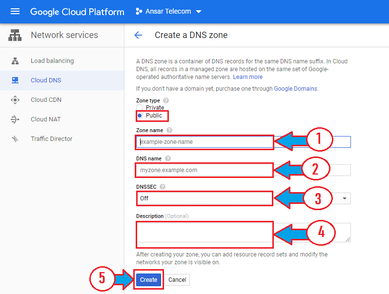 Domain Name को Google Cloud Hosting पर Transfer कैसे करे?