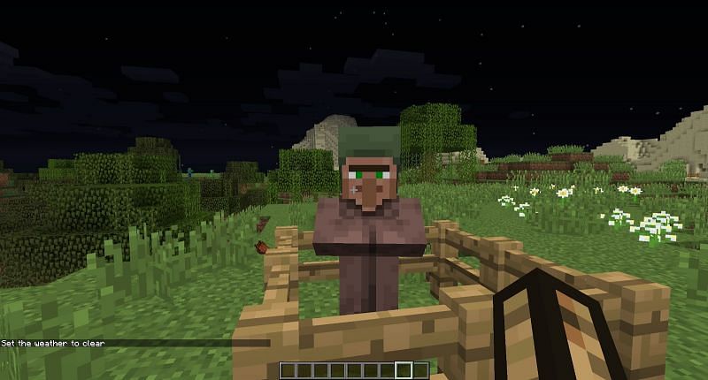 Zombie villager get cured and turn into a normal villager