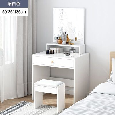 Bàn trang điểm thiết kế kèm gương hình chữ nhật mã HX - MK26