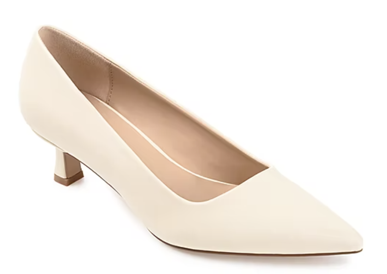 Pointed Toe Kitten Heel Pumps at JCPenney
