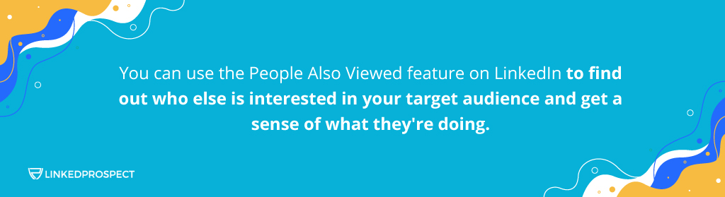 "People Also Viewed" on LinkedIn