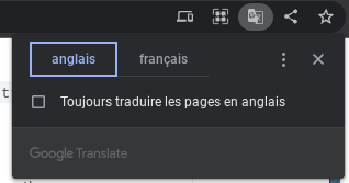 Traduire une page web automatiquement
