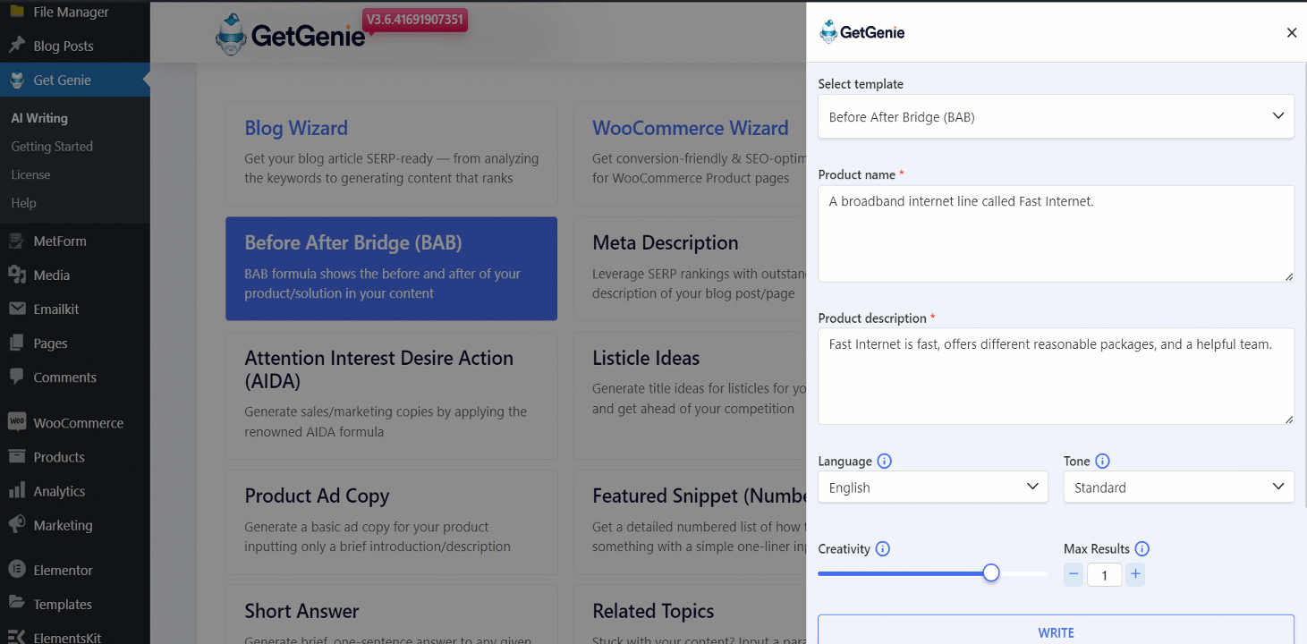 Da mesma forma, os direitos autorais de Ai valem a pena? Use GetGenie Ai e veja o resultado.