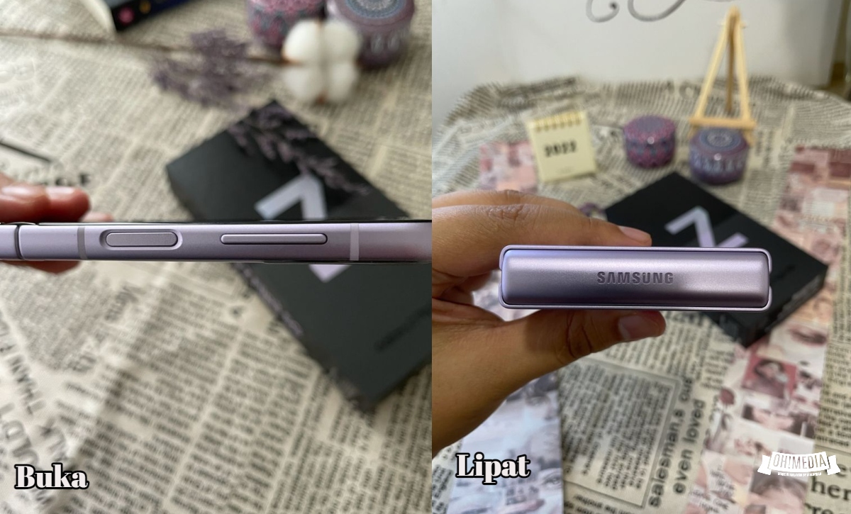 Samsung Galaxy Z Flip3 unboxing (lipat & buka)