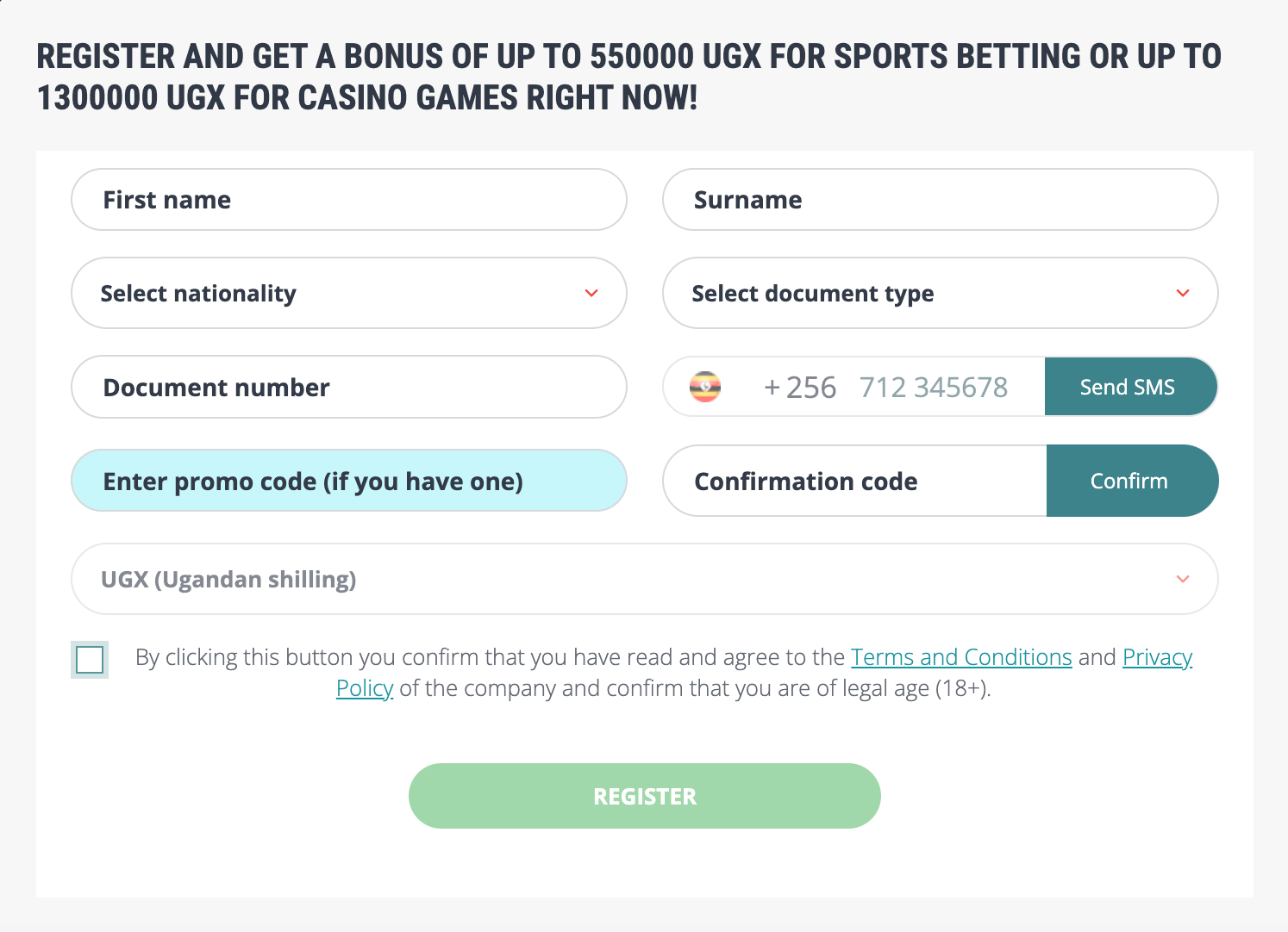 Leon registration uganda form 