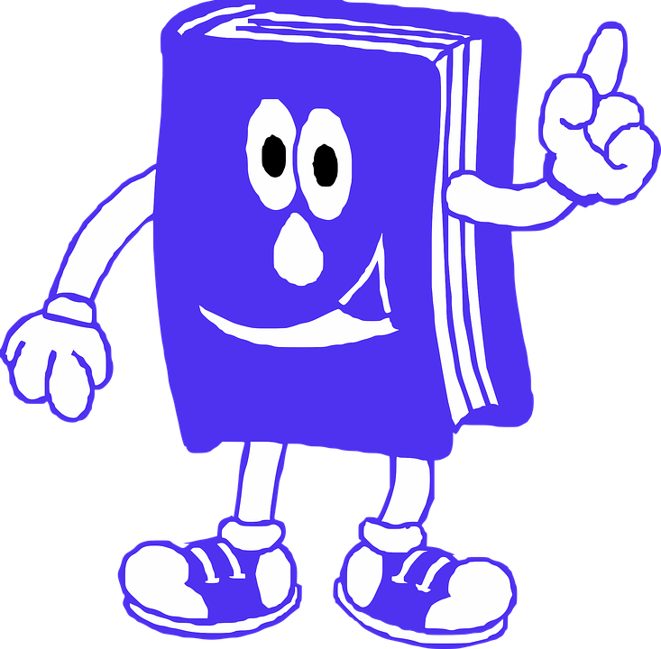 Book, Reading, Blue, Smile, ...