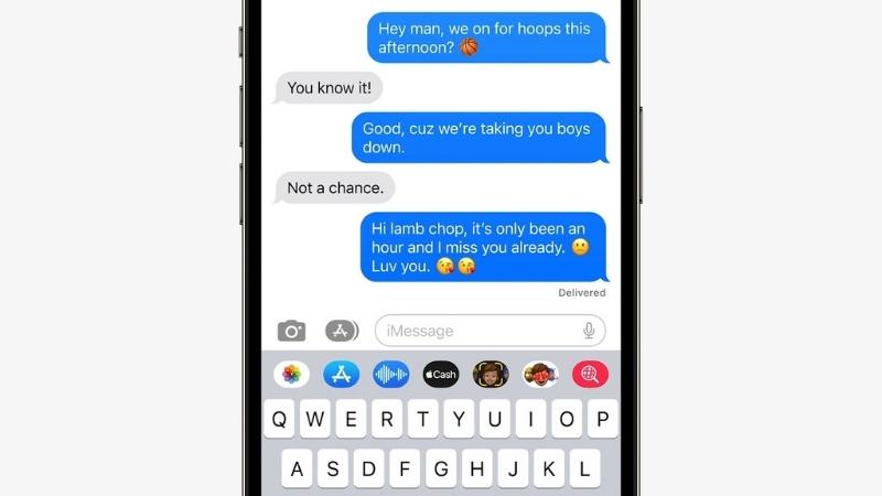 Tính năng chỉnh sửa iMessage