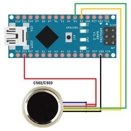 Capacitive Fingerprint Sensor Arduino