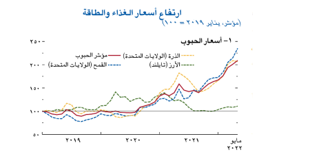 أرتفاع اسعار الغذاء والطاقة 