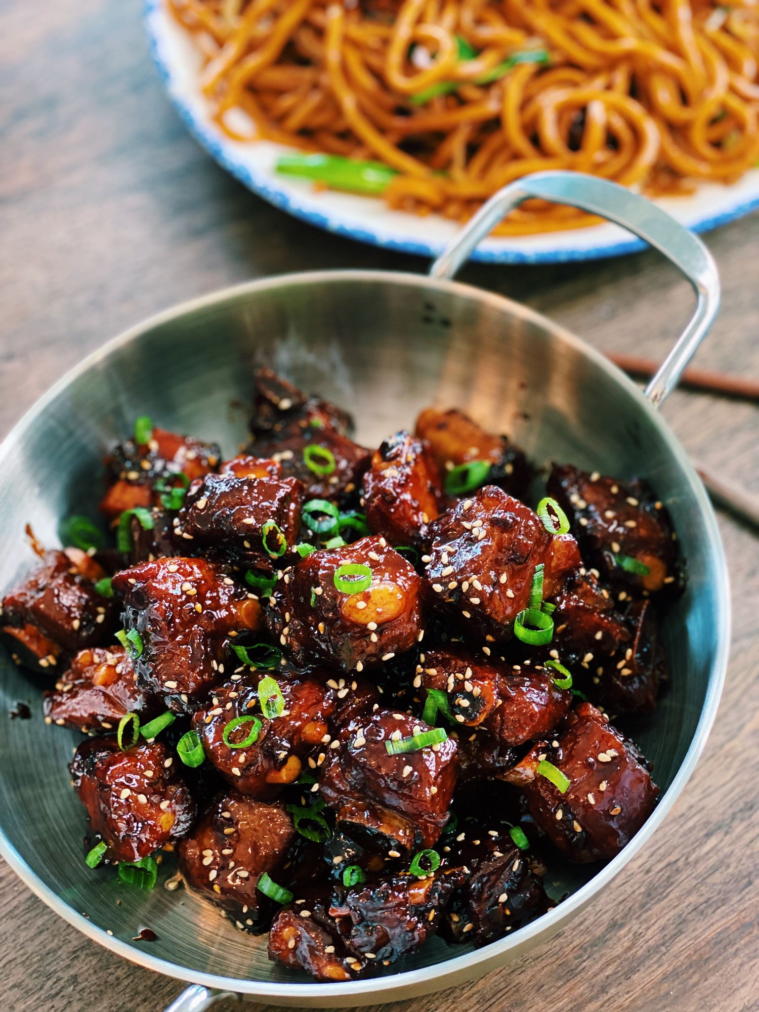 Sweet and Sour Garlic Short Ribs (One-Pot Dinner) 