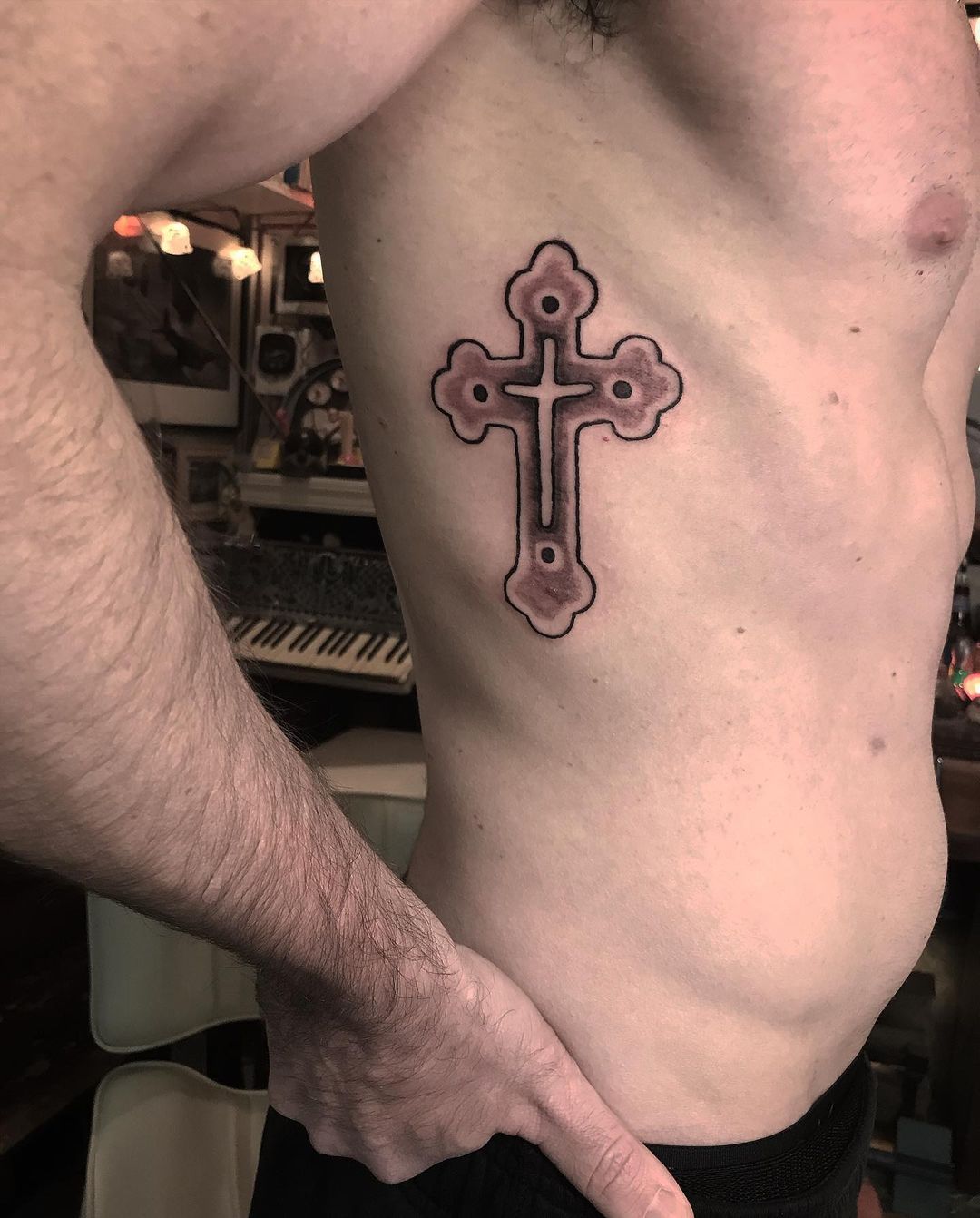 Religious Cross Tattoo 