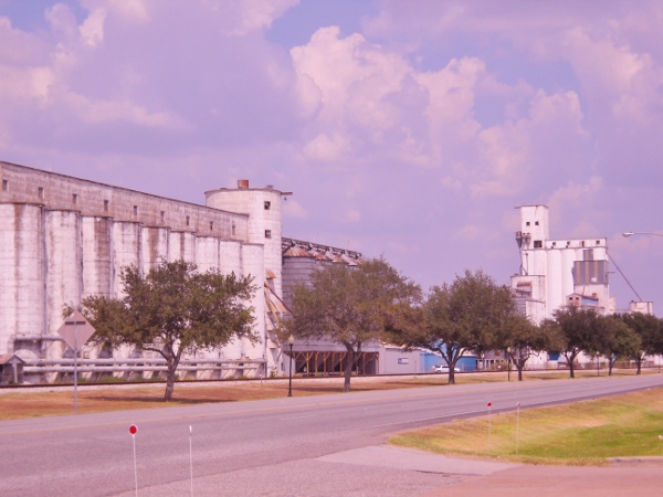 Almost Wordless Wednesday - Grain Elevators in Old Katy