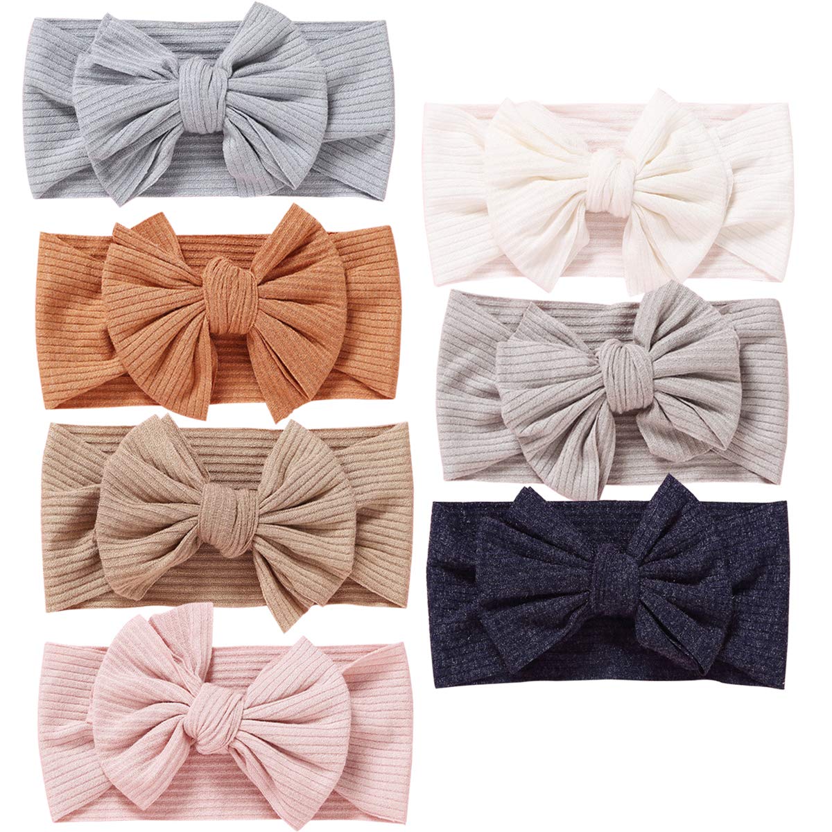 Mookiraer Baby Girl Nylon Headbands