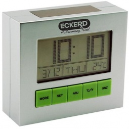 Solar Powered Desk Clock 