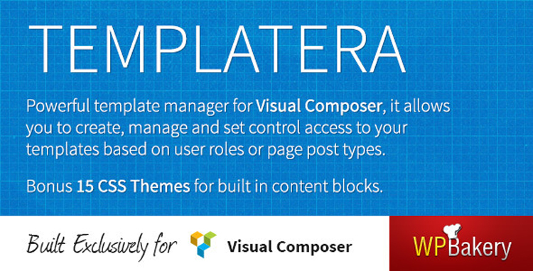 Templatera Template Manager para Visual Composer