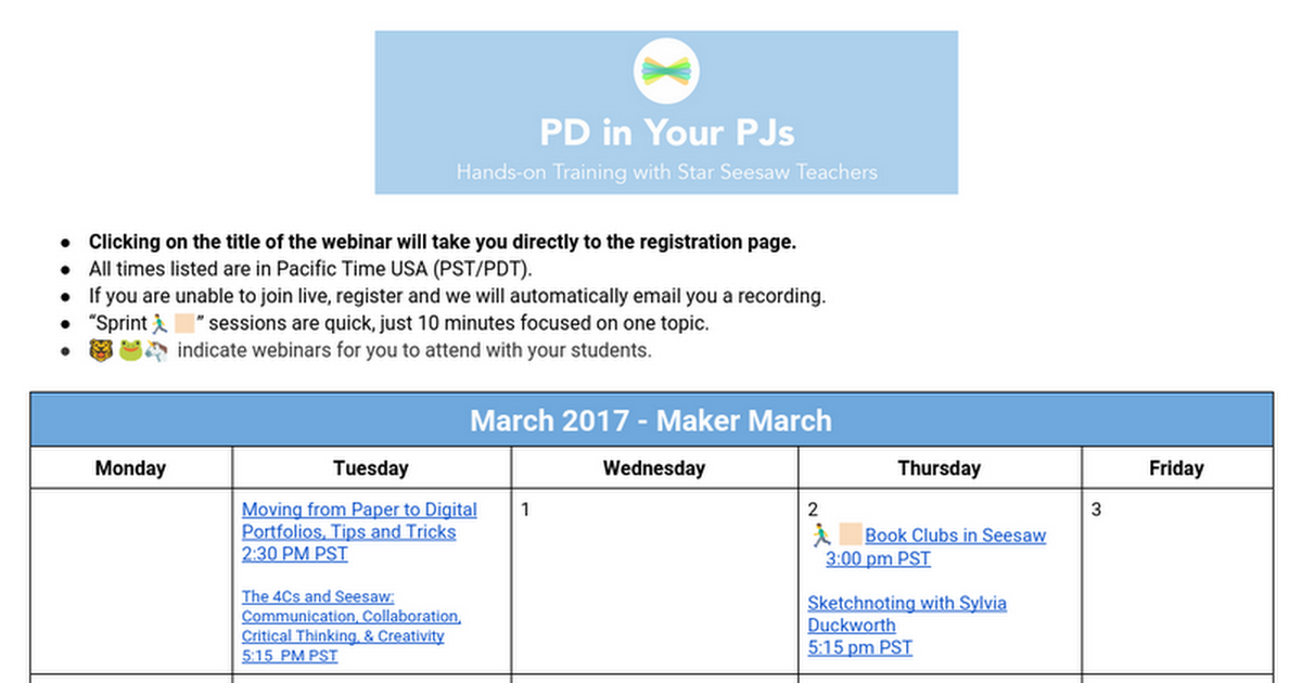 Feb 2017 PD in PJs