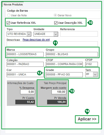 Como cadastrar produto pela leitura de XML