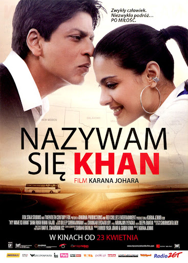 Przód ulotki filmu 'Nazywam Się Khan'
