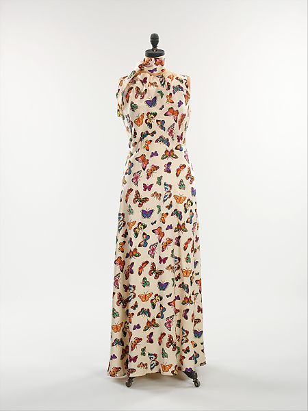 Elsa Schiaparelli, Butterfly dress, 1938.