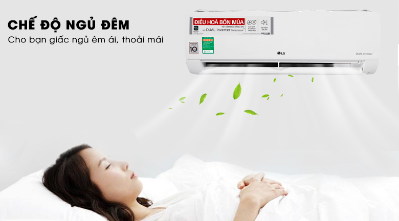 Chế độ ngủ đêm cho bạn giấc ngủ thoải mái, dễ chịu