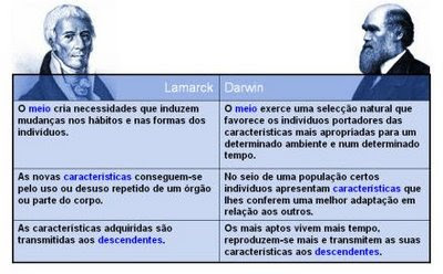 Resultado de imagem para lamarckismo contra darwinismo
