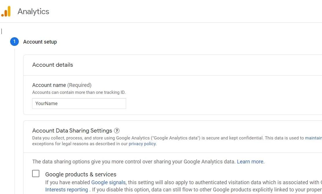 How to Set up Google Analytics account for first time