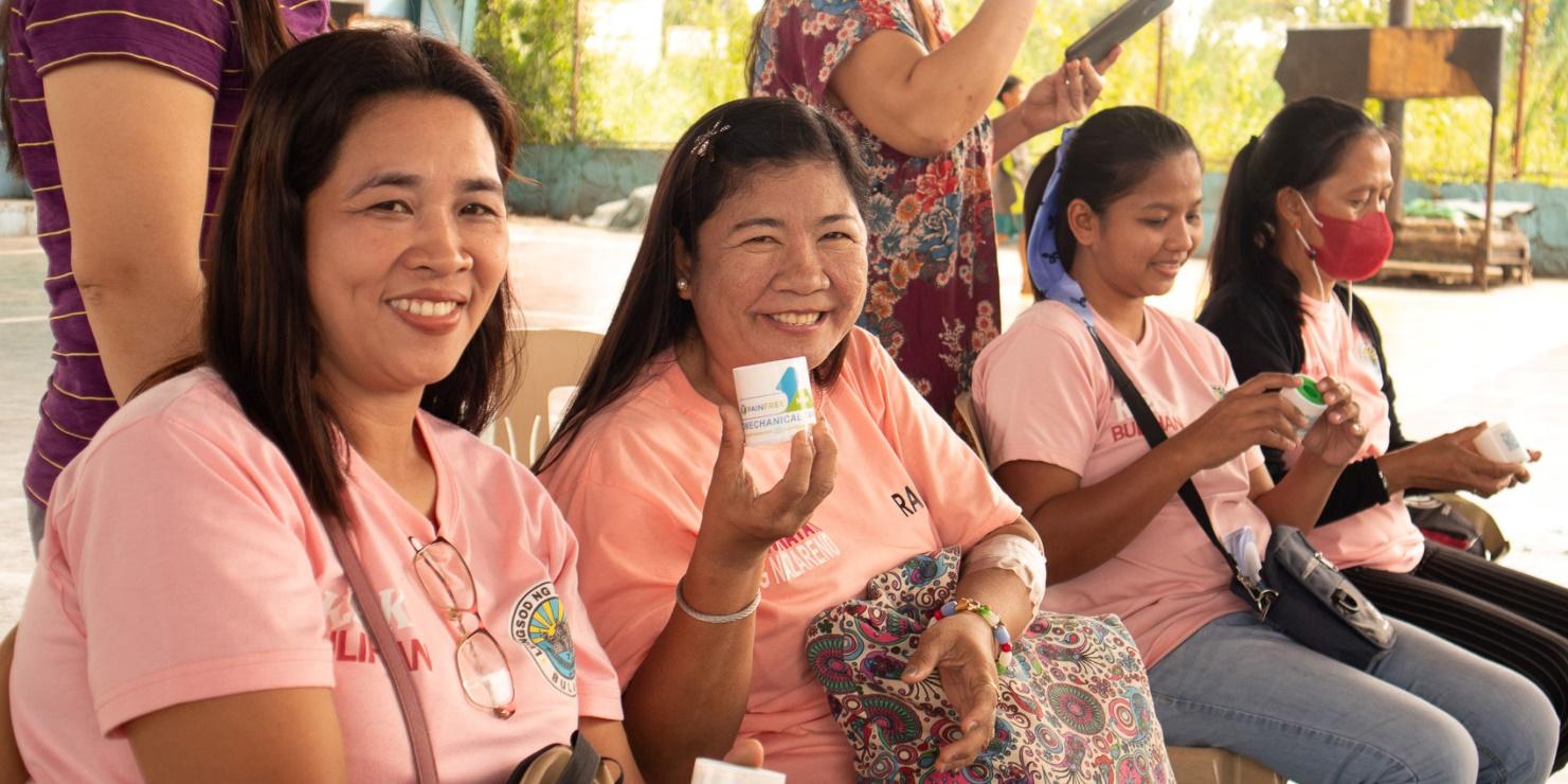 Barangay Health Workers happily PainFree after receiving free treatment and training during the "Tape Your Pain Away" Event held in Brgy. Bulihan at Malolos, Bulacan last January 14, 2023 . Photo taken by Mr. Josh Carbajal.