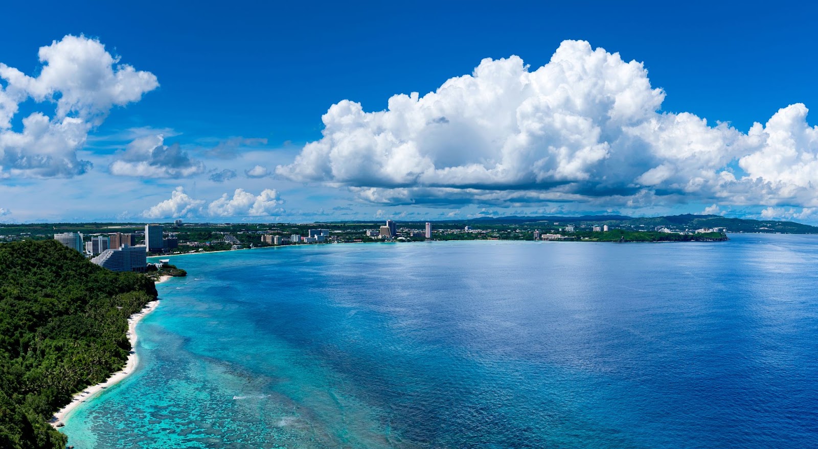 Panorama of Guam from Two Lovers Point overlook