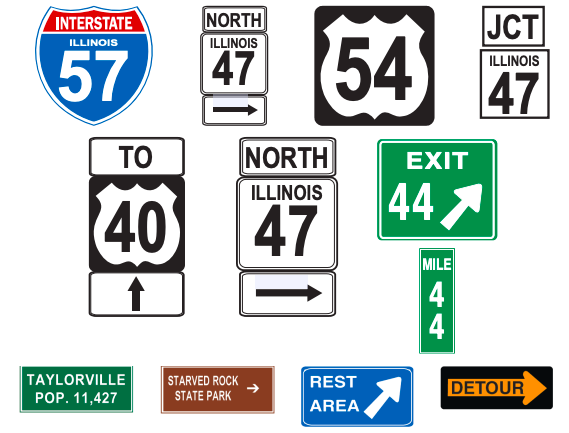 Illinois Road Signs
