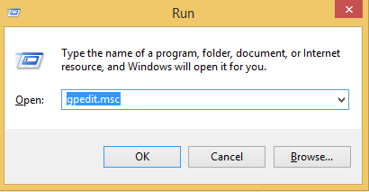 Run Dialog Box