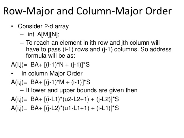 Explain Two Dimensional Array With Example In Data Structure ...