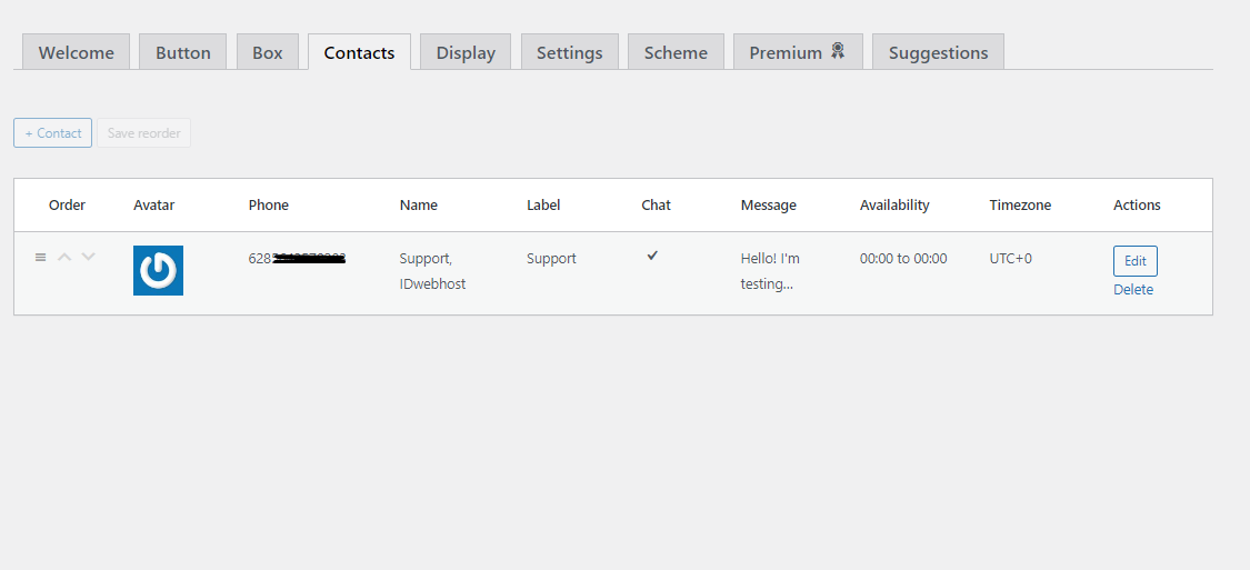 Cara Install dan Setting Plugin WhatsApp Chat atau Social Chat