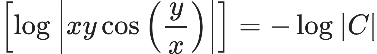 {"code":"\\begin{align*}\n{\\left[\\log_{}\\left|xy\\cos \\left(\\frac{y}{x}\\right)\\right|\\right]}&={-\\log_{}\\left|C\\right|}\t\n\\end{align*}","id":"16-1-0-0-0-1-0-1-0-0-1-1-1-1-1-1-1-1-0","font":{"family":"Arial","color":"#222222","size":10},"type":"align*","ts":1604141999931,"cs":"7DYuVg8SFYyluHpZix+Ipg==","size":{"width":208,"height":29}}