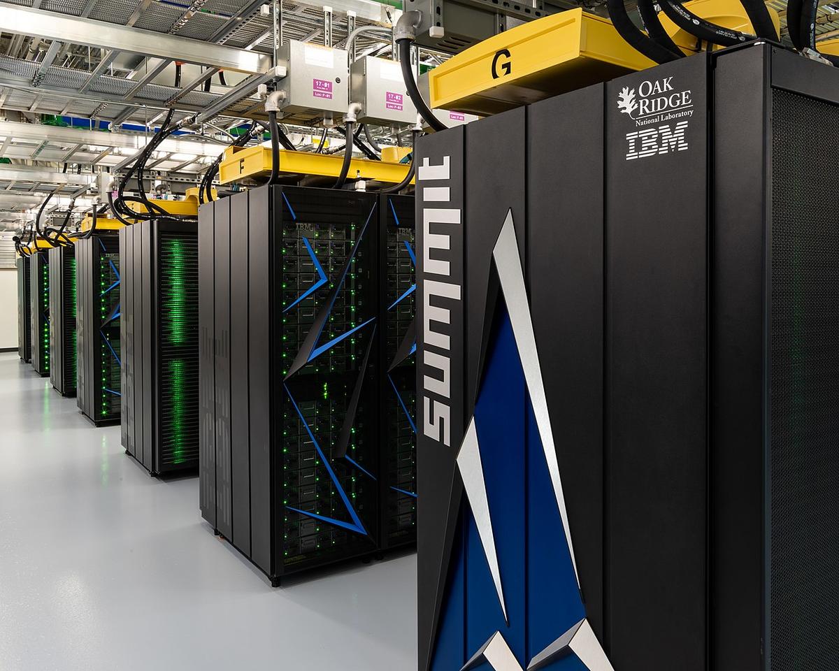 IBM summit server roomq