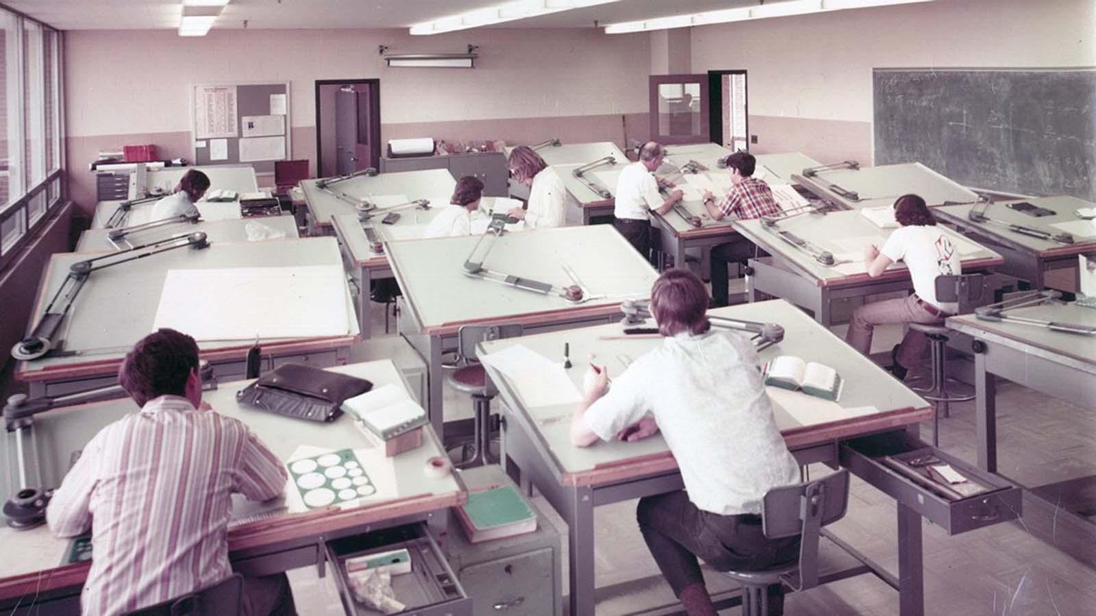 Life before the invention of AutoCAD, 1950-1980 - Rare Historical Photos