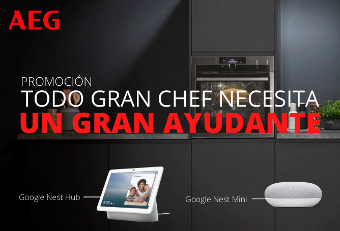 Promoción cocina AEG Google Nest