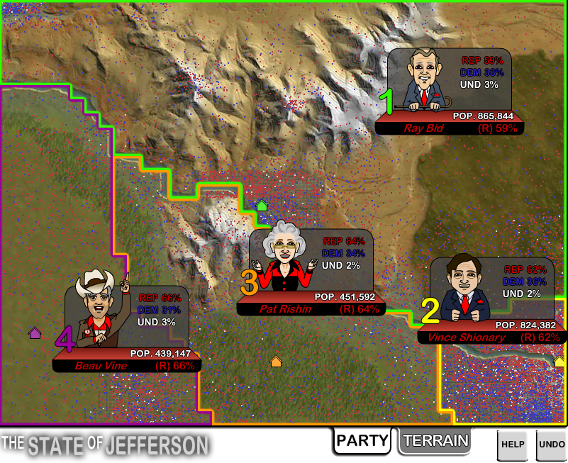 The redistricting game is an educational tool used for government ...