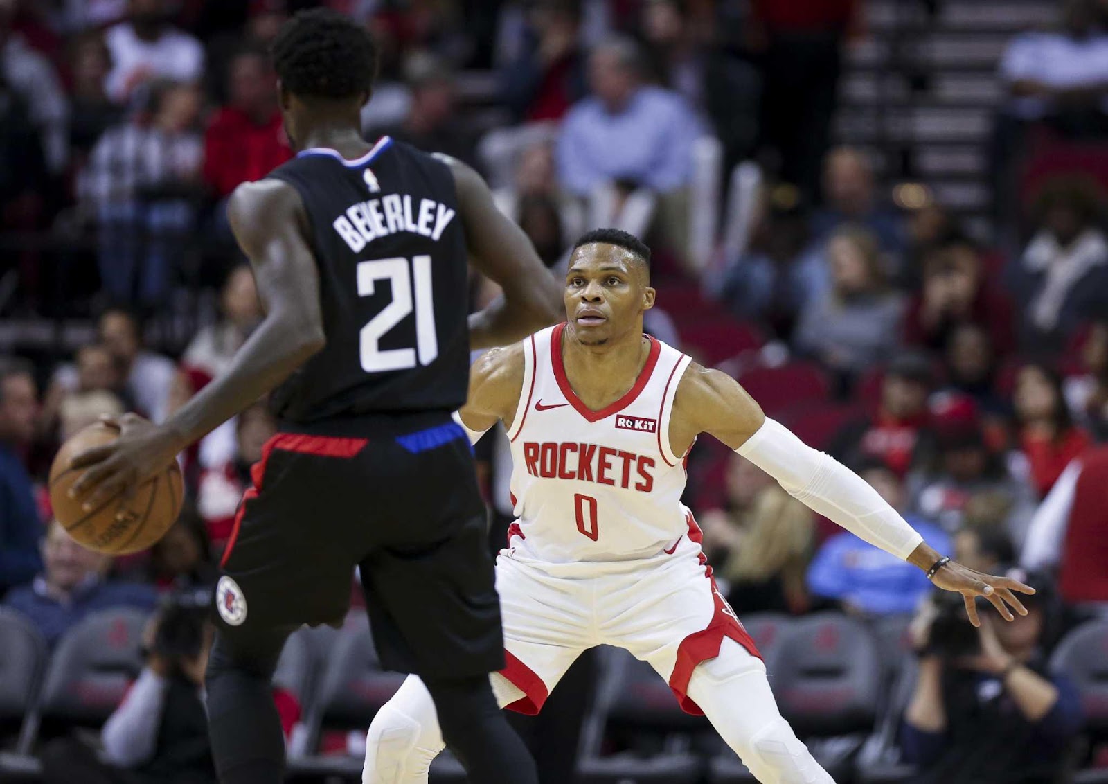 Russell Westbrook makes his point about Patrick Beverley and defensive  reputations